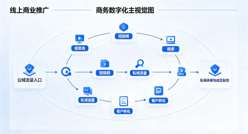 海南藏族自治州线上商业推广怎么做？全域流量闭环搭建与低成本转化实战指南